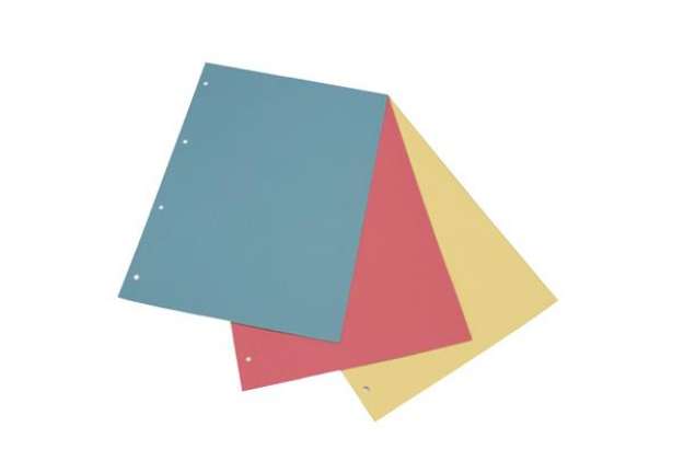Immagine di Separatori - cartoncino Manilla 200 gr - 22 x 30 cm - rosso - Cartotecnica del Garda - conf. 200 pez