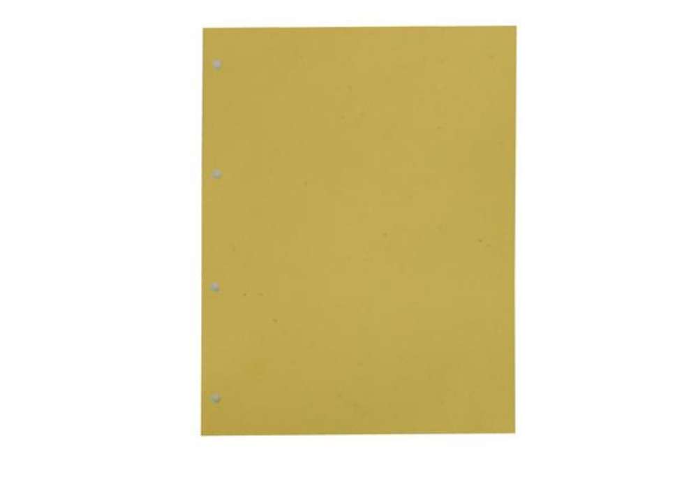 Immagine di Separatori - cartoncino Manilla 200 gr - 22x30 cm - giallo - Cartotecnica del Garda - conf. 200 pezz