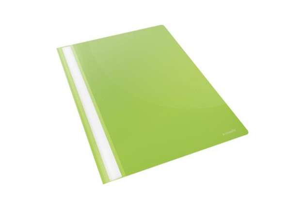Immagine di Cartellina ad aghi Report File - con fermafogli - PPL - 21x29,7 cm - verde - Esselte