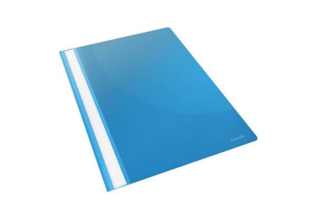 Immagine di Cartellina ad aghi Report File - con fermafogli - PPL - 21x29,7 cm - azzurro - Esselte