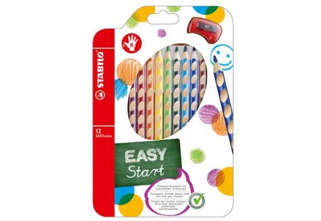 Immagine di Pastelli colorati Easycolors - diametro mina 4,20 mm - per destrorsi - colori assortiti - Stabilo -