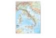 Immagine di Carta geografica Italia - scolastica - plastificata - 29,7 x 42 cm - Belletti