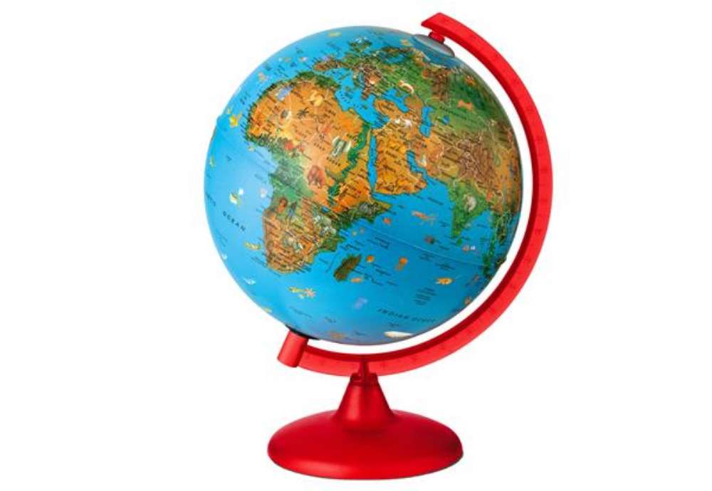 Immagine di Globo geografico illuminato Zoo Globe - diametro 26 cm - Tecnodidattica