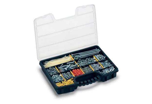 Immagine di Valigetta portaminuterie ProOrganizer 16" - 39,5 x 30,5 x 6 cm - PPL - trasparente/nero - Terry
