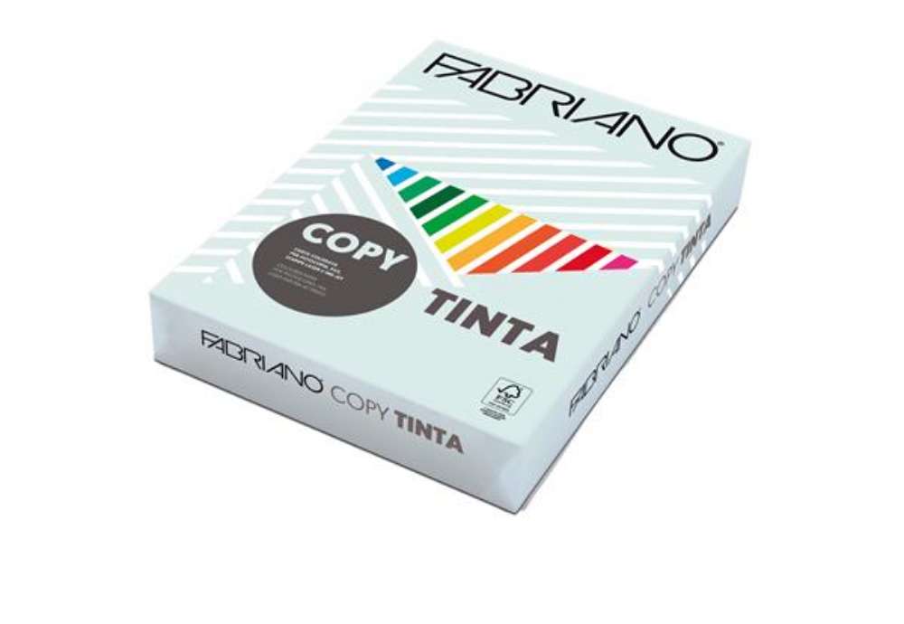 Immagine di Carta Fabriano Colore - A3 - 80 gr - colori tenui celeste chiaro - Fabriano - conf. 250 fogli