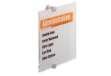 Immagine di Targa per porte/pareti Crystal Sign - 21 x 21 cm - Durable