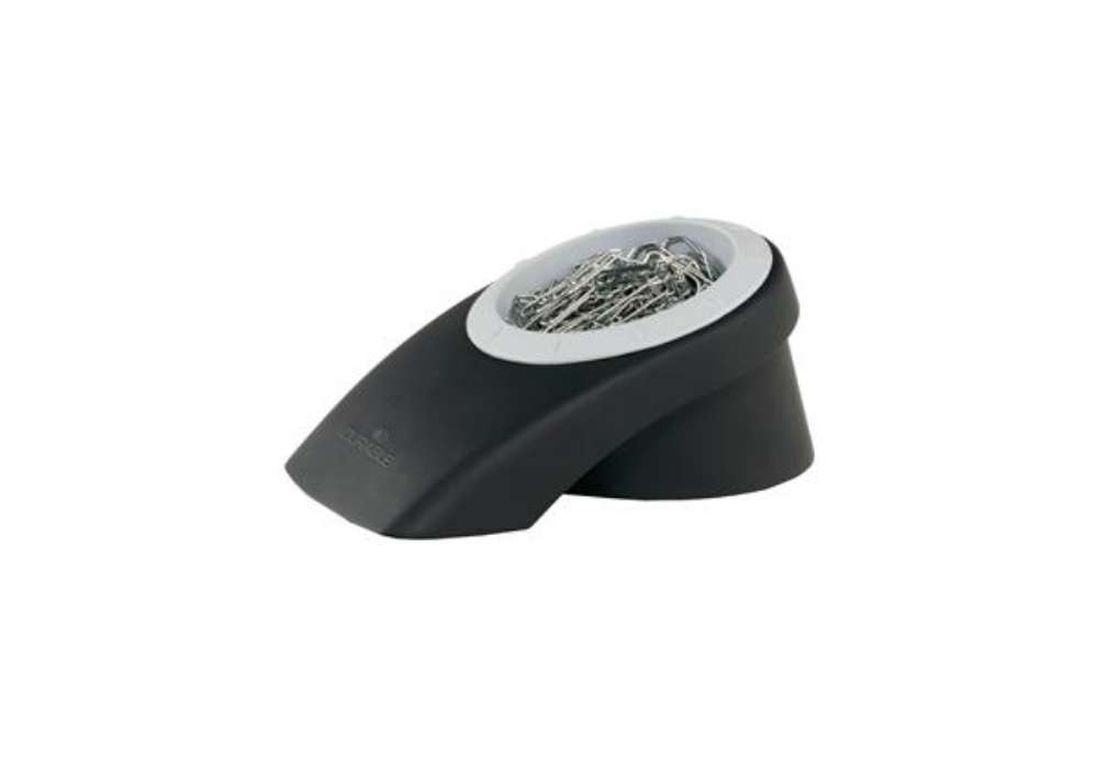 Immagine di Portafermagli magnetico Vegas - 100 fermagli inclusi - 14,4 x 9,2 x 6,3 cm - nero - Durable