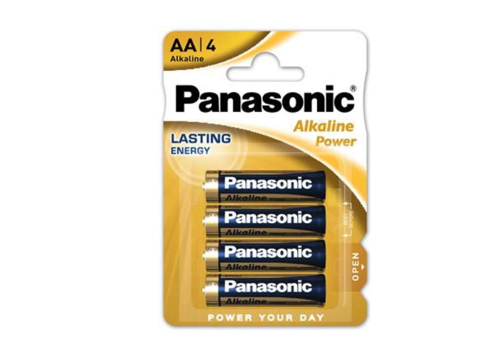 Immagine di Pila stilo AA - 1,5V - Alkalin Power - Panasonic - blister 4 pezzi