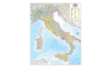 Immagine di Carta geografica Italia amministrativa e stradale - murale - 97 x 122 cm - Belletti