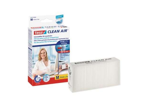 Immagine di Filtro Clean Air per stampanti e fax - 14x7 cm - Tesa