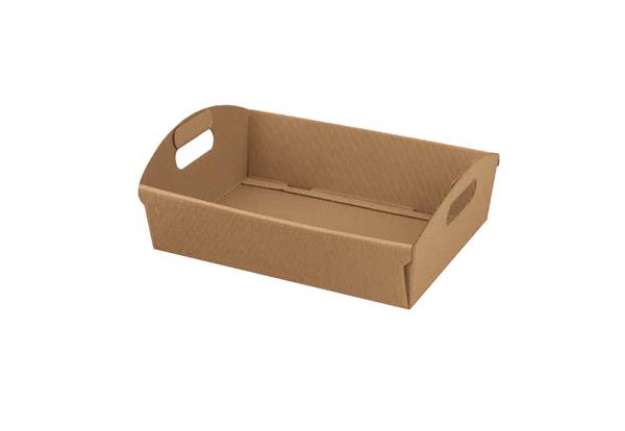 Immagine di Cesto Onda avana - 37 x 26,5 x 10cm - Scotton