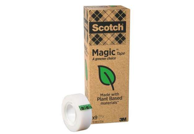 Immagine di Nastro adesivo Magic 900 - green - 1,9 cm x 33 m - trasparente - Scotch - Value Pack 9 rotoli
