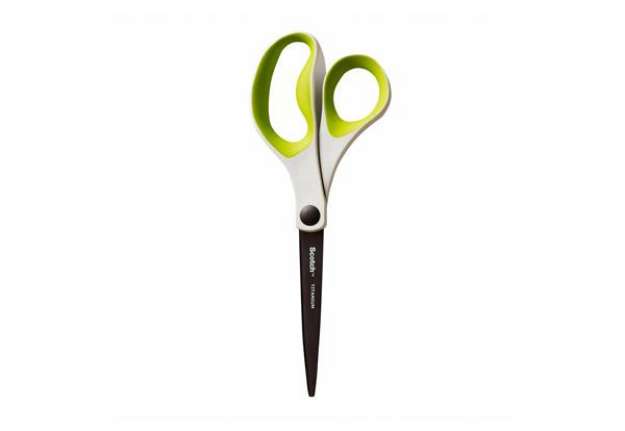 Immagine di Forbici Titanium - 20 cm - impugnatura asimmetrica - lama in titanio - colori assortiti - Scotch