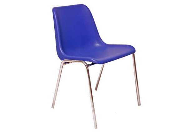 Immagine di Seduta attesa Esse ESC - senza braccioli - PPL/acciaio - blu - Unisit