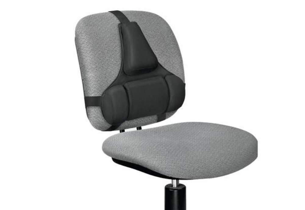 Immagine di Supporto lombare ergonomico - 38 x 37,4 x 8,8 cm -  nero - Fellowes