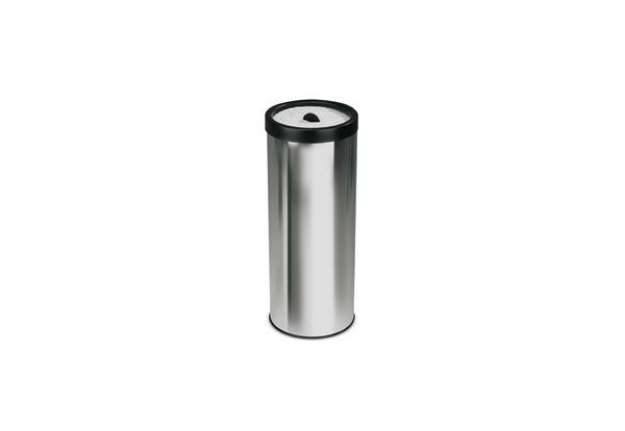 Immagine di Posacenere con sabbia - diametro 31 cm - altezza 72 cm - inox - StilCasa