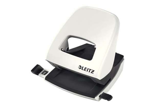 Immagine di Perforatore 5008 New NeXXt WOW - passo 8 cm - max 30 fogli - 2 fori - bianco perla - Leitz