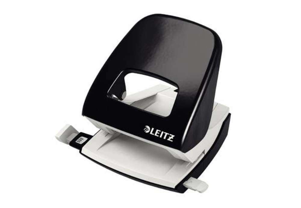 Immagine di Perforatore 5008 - passo 8 cm - max 30 fogli - 2 fori - nero - Leitz