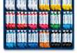 Immagine di Vetrine assortimento - 21ml - colori assortiti - Giotto - 108 tubetti assortiti