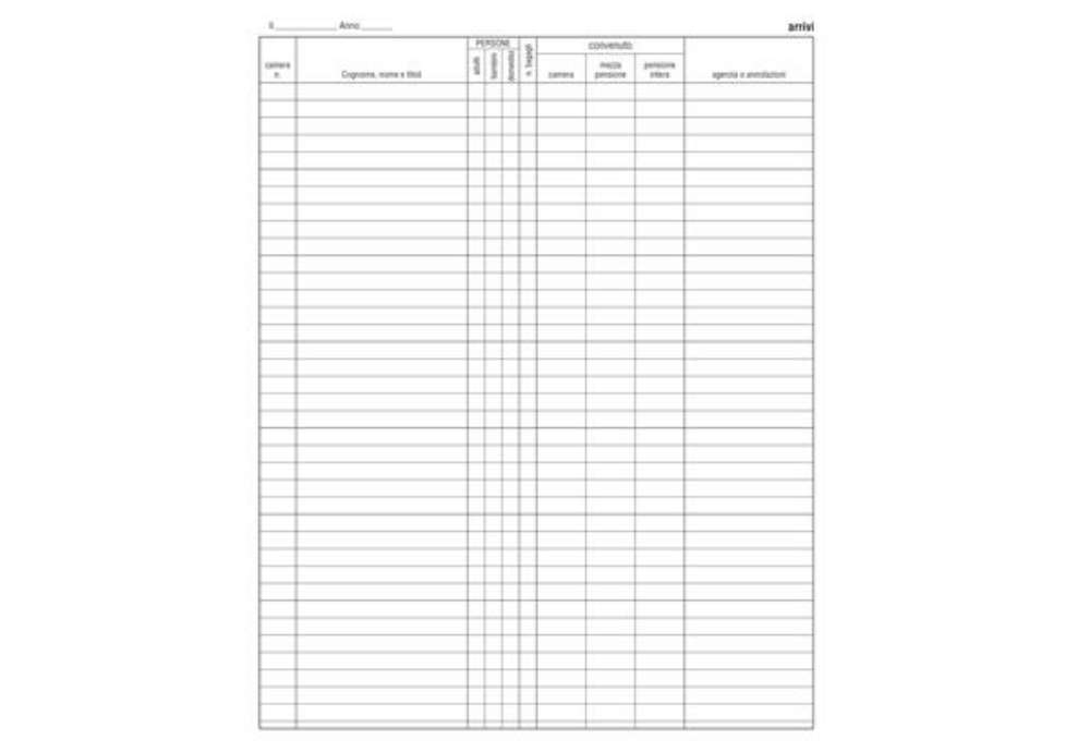 Immagine di Registro arrivi/partenze - 31 x 24,5cm - 46pg - Edipro