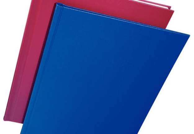 Immagine di Copertine Impressbind - rigide - 10,5mm - finitura lino - blu - Leitz - scatola 10 pezzi