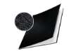 Immagine di Copertine Impressbind - rigide - 28 mm - finitura lino - nero - Leitz - scatola 10 pezzi