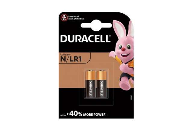 Immagine di Pila - 1,5V (MN9100/LR1) - Duracell - blister 2 pezzi