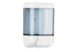 Immagine di Dispenser sapone Prestige - murale - capacità 1 L -  bianco/azzurro trasparente - Mar Plast