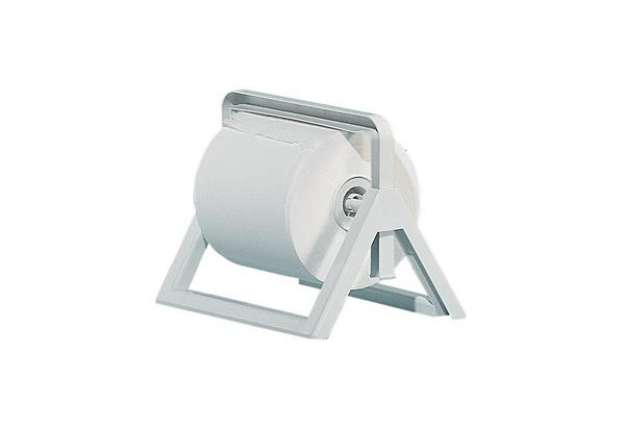 Immagine di Dispenser murale/da banco per bobine di carta - ABS - 25x30,5x44 cm - bianco - Mar Plast