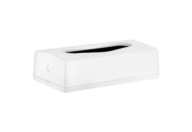 Immagine di Dispenser per veline di carta - da muro - 27x7x14 cm - bianco - Mar Plast