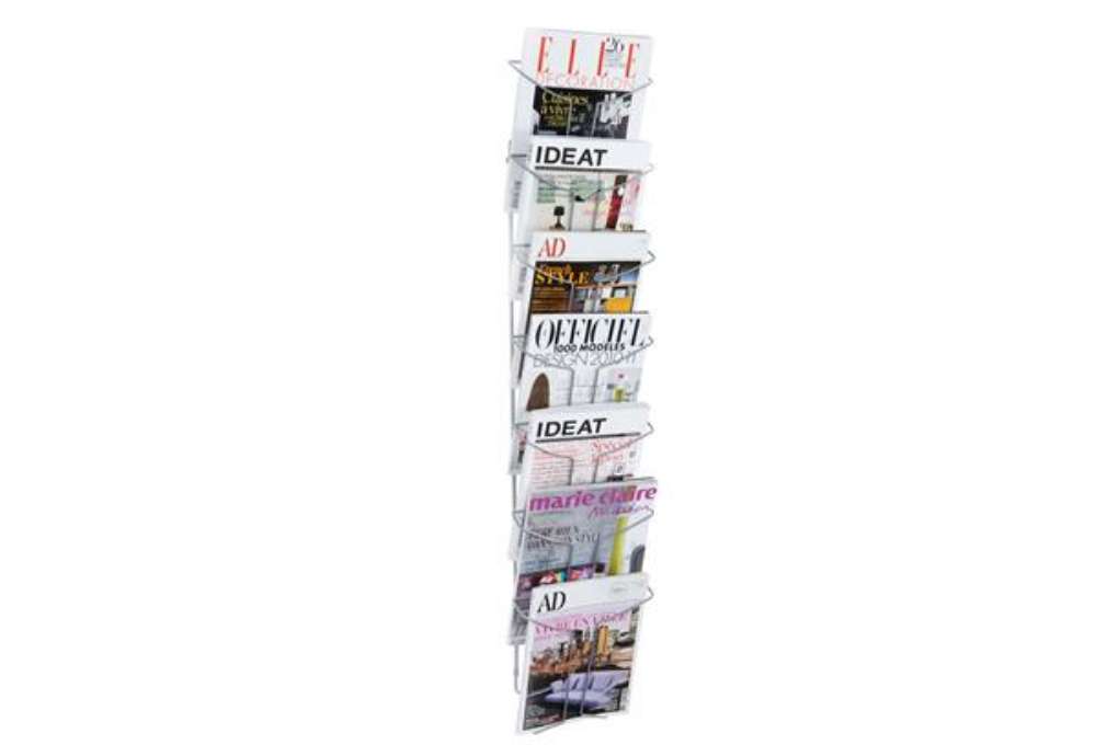 Immagine di Espositore da parete - metallo - 7 tasche A4 - Alba