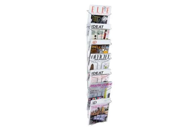 Immagine di Espositore da parete - metallo - 7 tasche A4 - Alba
