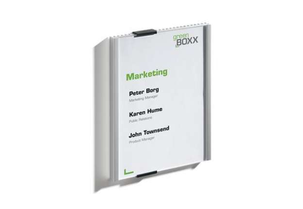 Immagine di Targa per porte/pareti Info Sign - 14,9 x 21,1 cm - Durable
