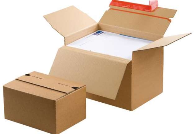 Immagine di Scatola automontante CP 141 - A4+ - 30,4 x 21,6 cm - H variabile da 13 a 22 cm - ColomPac