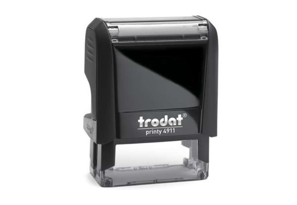 Immagine di Timbro Original Printy 4.0 4911 - personalizzabile - 38 x 14 mm - 4 righe - autoinchiostrante - Trod