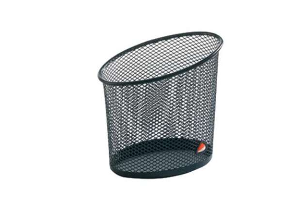 Immagine di Portapenne Mesh - rete metallica - 10,5x7,3x10,3 cm - nero - Alba