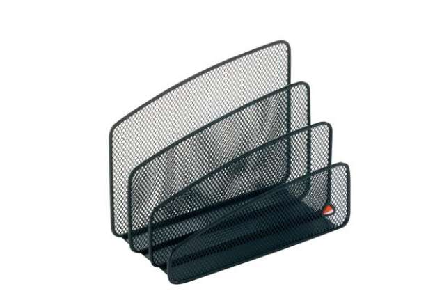 Immagine di Sparticarte Mesh - rete metallica - 14,5 x 18 x 9 cm - nero - Alba
