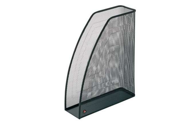 Immagine di Portariviste Mesh - 26 x 8 x 33,5 cm - rete metallica - nero - Alba