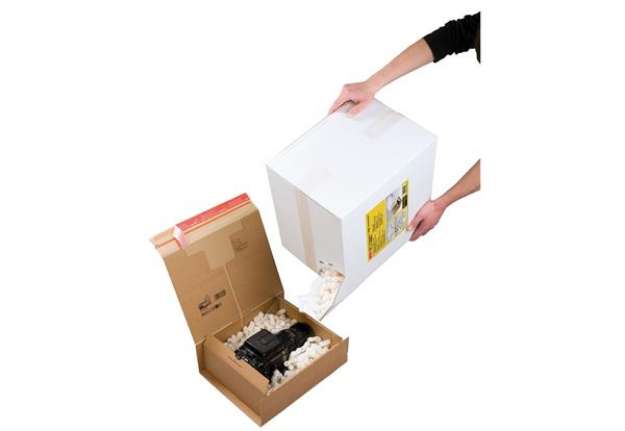 Immagine di Chips per imballaggi - polistirolo - ColomPac - scatola da 540 gr (45 L)