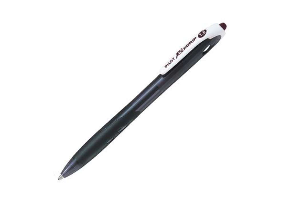 Immagine di Penna a sfera a scatto Rexgrip Begreen - punta 1,6mm - nero  - Pilot