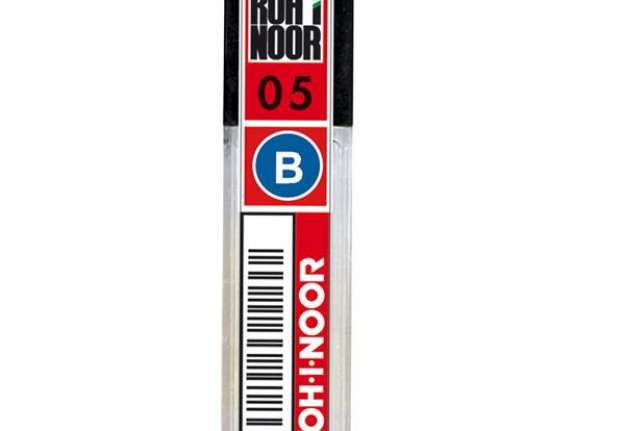 Immagine di Micromine - mina 0,5mm - gradazione B - Koh.I.Noor - astuccio 12 mine