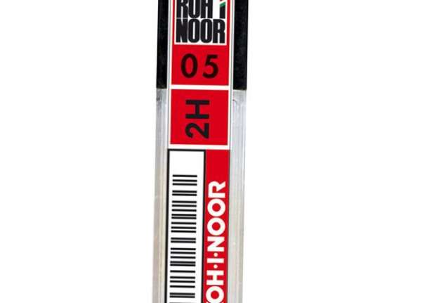 Immagine di Micromine - mina 0,5mm - gradazione 2H - Koh.I.Noor - astuccio 12 mine