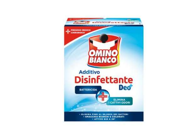 Immagine di Additivo Omino Bianco disinfettante per tessuti - 450 gr - Omino Bianco