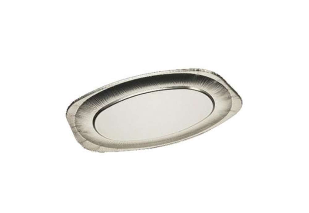 Immagine di Vassoio in alluminio - 35 x 24,3 x 2,1 cm - Cuki professional - conf. 10 pezzi