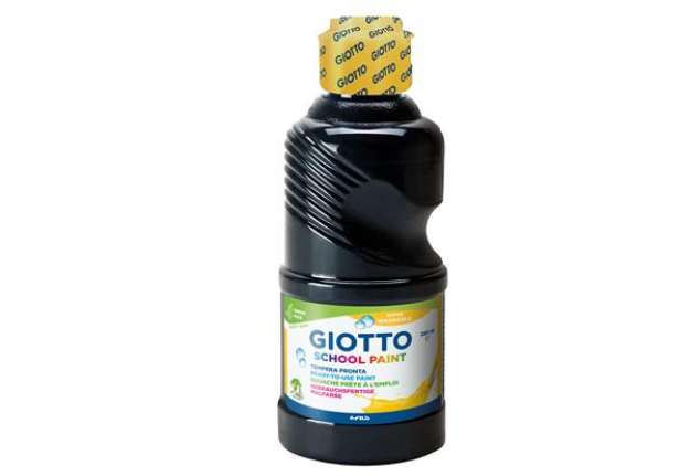 Immagine di Tempera pronta - 250ml - nero - Giotto