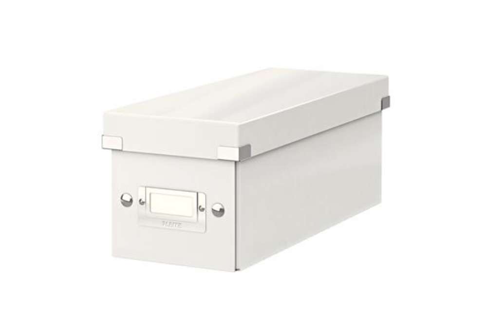 Immagine di Scatola archivio Click & Store - per CD - 14,3 x 13,6 x 35,2 cm - bianco - Leitz