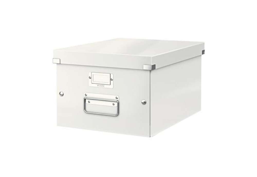 Immagine di Scatola archivio Click & Store - 28,1 x 20 x 37cm (A4) - bianco - Leitz