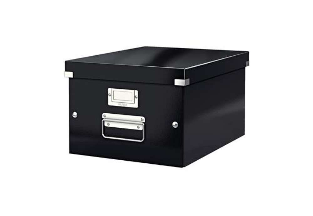 Immagine di Scatola archivio Click & Store - 28,1 x 20 x 37cm (A4) - nero - Leitz