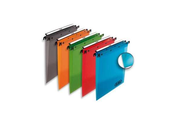 Immagine di Cartella sospesa - PPL - cassetto - interasse 33 cm - fondo V - 31,6x25 cm - colori assortiti - Favo