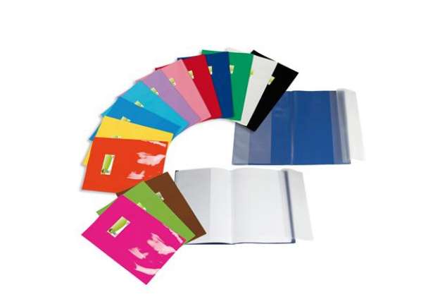 Immagine di Coprimaxi LF - c/alette - A4 - PVC -  laccato - azzurro chiaro - Sei Rota